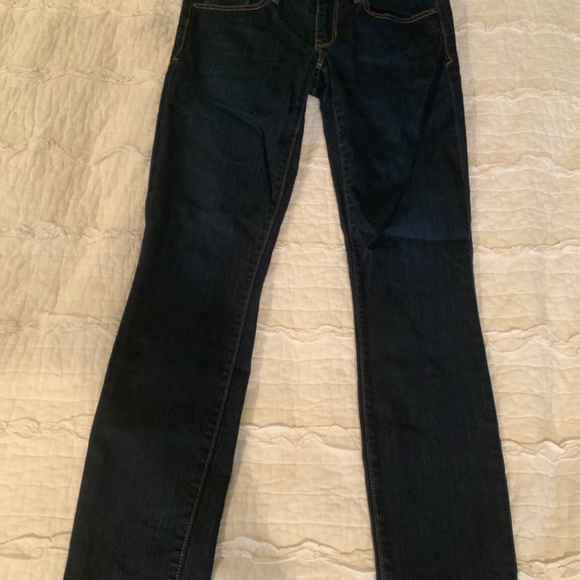 Gap Denim Jeans Always Skinny Salinas Stretch Dark Rinse Low Rise Size 28 - Picture 9 of 10